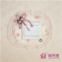 居莱雅粉红玛丽开关贴开关插座贴/开关套/开关贴双三开关套