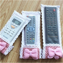 【天一家居】满天星蝴蝶结电视遥控器套防尘罩遥控器罩子厂家批发