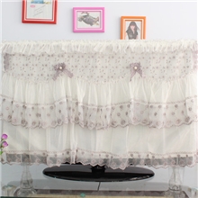 深泽布艺时尚蕾丝液晶电视罩电视机罩布艺防尘罩32-60寸厂家批发