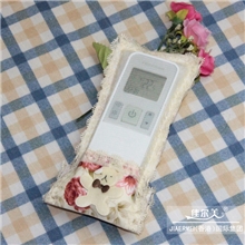 佳尔美田园花色遥控器罩遥控器套空调遥控器套电视遥控器保护套