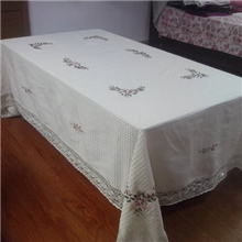 《厂家直销》、绣花桌布、绣花台布、小额批发、台布批发