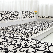 山水木居秋冬新品植绒沙发坐垫沙发套沙发巾100%满意