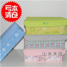 【清仓特价】韩式可爱花朵圆点加厚牛津布收纳盒