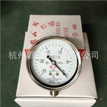 全不锈钢膜合压力表YE60BF不锈钢微压表膜盒表压力表