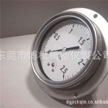 100轴向2.5KPA全钢微压表，膜盒压力表，医疗器械压力表