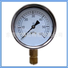 厂家供应YE-100膜盒压力表，微压表（0-60Kpa)