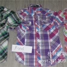 男士色织格子衬衫男士衬衫休闲衬衫男靓仔装梭织订单加工