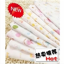 西松屋纱布口水巾高密纯棉婴儿手帕宝宝擦奶巾洗澡巾纱巾手绢