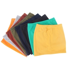 2013秋冬新款韩版百搭纯棉糖果纯色保暖加厚A字裙打底短裙批发