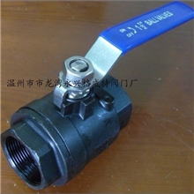 碳钢球阀，WCB两片式丝扣碳钢球阀碳钢两片螺纹球阀铁球阀