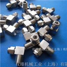 不锈钢304快拧弯头快拧直角终端美制螺纹NPT1/8-6MM定制