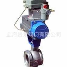 【专业生产】气动调节切断O型球阀ZSHO气动调节阀上海调节阀