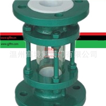 衬氟视盅，钢衬四氟，玻璃管式视镜，HGSO7F46