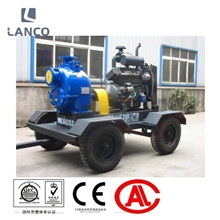 LANCO专业供应政府采购大流量道依茨4轮拖车柴油抗洪拍涝拖车泵