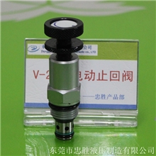 忠胜插式调压阀CRV-02液压阀不锈钢调压阀插装阀台湾进品