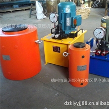 100吨电动液压千斤顶山东厂家63兆帕德州昆仑液压机具厂