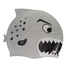 厂家大量专业生产儿童硅胶卡通游泳帽，现有模具，现有网版