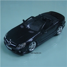 1:18锌合金压铸高仿真敞篷跑车模型摆件敞篷可折叠