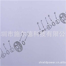 康明斯凸轮轴中间齿轮衬套3004686，康明斯柴油发电机组