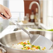 2.8mm不锈钢食品级一体成型美国专供款烹饪铲子、炒菜铲、平铲、