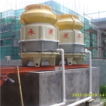 佛山市永菱牌圆型玻璃钢逆流横流不费电多功能新型冷却塔瀑布式