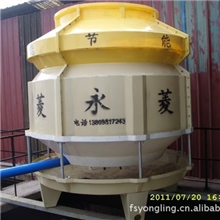 瀑布式旋转型代替传统型号最新不费电冷却塔有方塔圆塔