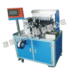 JR-821全自动带式元件穿套管热缩穿铁氟龙成型机