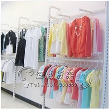 上墙服装货架服装店货架挂衣架50柱葫芦管服装展示架服装展架