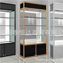 钛合金化妆品柜高档展柜时尚精品柜珠宝首饰北京展示柜批发定制