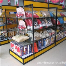 精品展柜中岛柜汽车配件展示柜抱枕陈列柜玻璃展示柜货柜