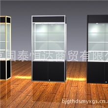 精品钛合金钛合金展柜北京展柜厂精品柜批发定制