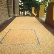 天然彩石路面，，可应用于景观小道、游泳馆、别墅小区等路面