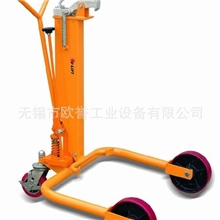 生产销售油桶搬运车，载重250公斤液压式手动搬运车