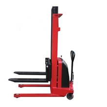1吨3.5米高半电动堆高车/电动堆高机/电动升高车/电动堆高车
