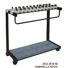 供应：24头雨伞架存伞架雨伞收纳架带锁雨伞架【型号：J-13】