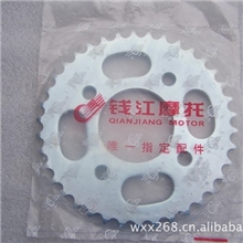 钱江原厂摩托车链轮强江套链CD125进口45#原钢锻打优质高级盒装