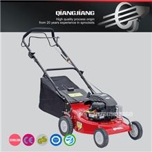 高品质园林机械割草机18寸本田动力草坪机红色钢底盘后排草箱草袋