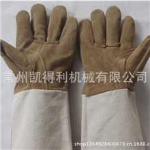 KDL-3AB帆布袖电焊手套焊工手套牛皮手套耐磨