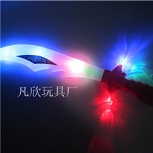 感应闪光大刀电动音乐地摊热销发光玩具批发13