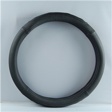 1253广海大GHD真皮方向盘套四节头层真皮广海品质质量环保白圈