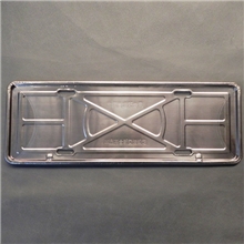 【供应】汽车牌托不锈钢车牌架新交规款式车管所专用欢迎订购