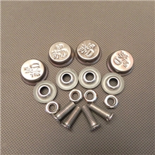 【供应】2013款新规汽车防盗螺丝锌合金车牌照固封螺丝现货供应