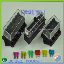 现货供应电动车多路保险丝盒，装4片保险丝，性能稳定，卡车专用