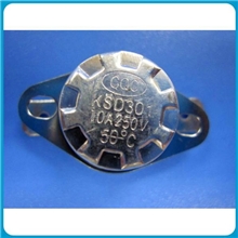 厂家直销固定平脚KSD301温控开关/突跳式温度开关