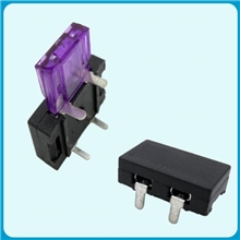 厂家直销小号汽车插片PCB插板保险座优质小号汽车插片保险丝座