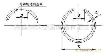 供应各种国标卡簧挡圈、孔用钢丝挡圈(图)