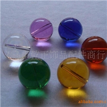 义乌乾正厂家直销塑料珠diy饰品配件，A料透明亚克力圆珠