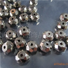 厂家直销8MM电镀珠，车轮珠，扁珠，算盘珠，散珠子配件
