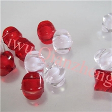 厂家直销亚克力珠中珠，西瓜珠，DIY串珠散珠批发