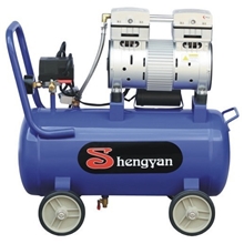 上海圣颜800W-24无油静音空压机小型空气压缩机无油空压机